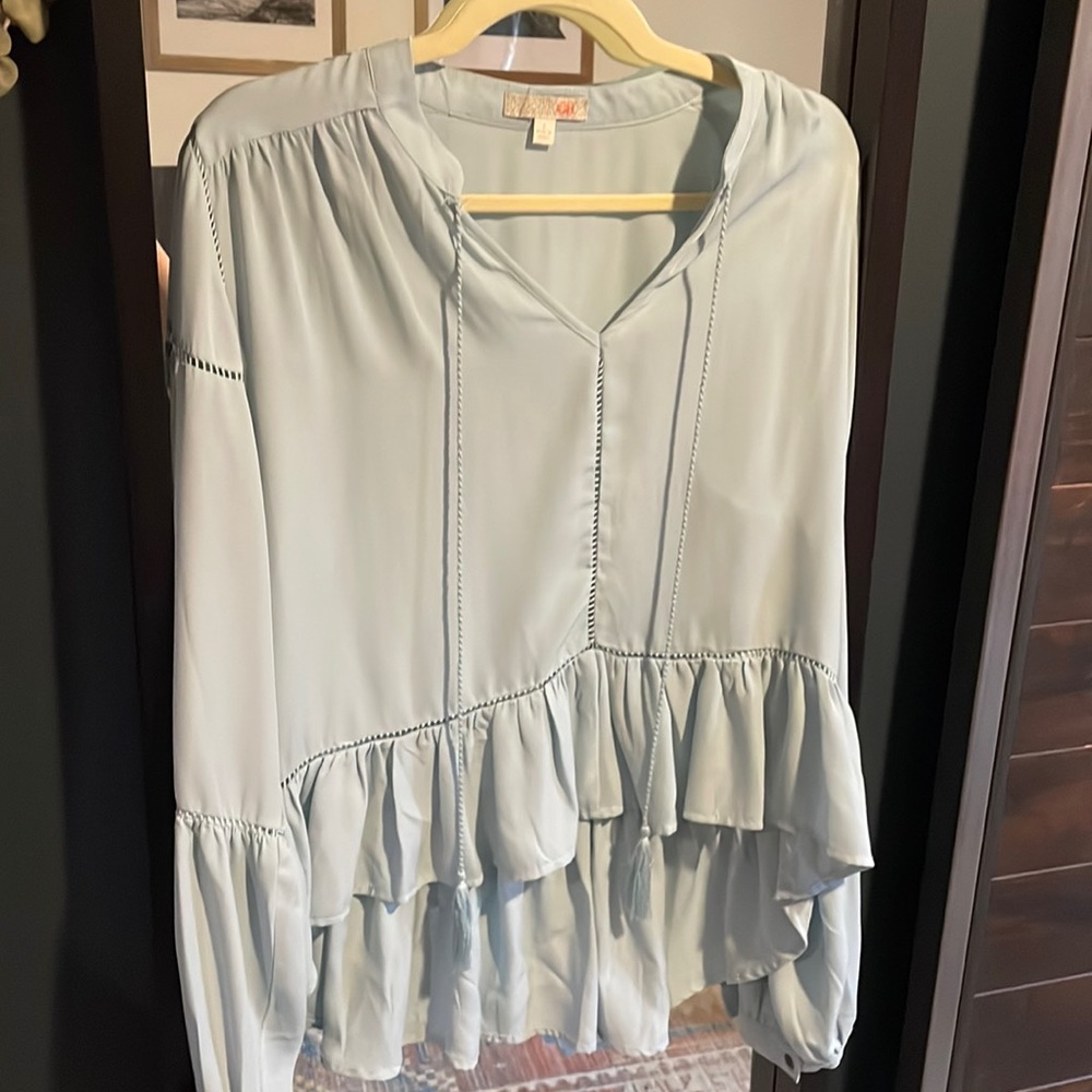 Baby Blue Blouse